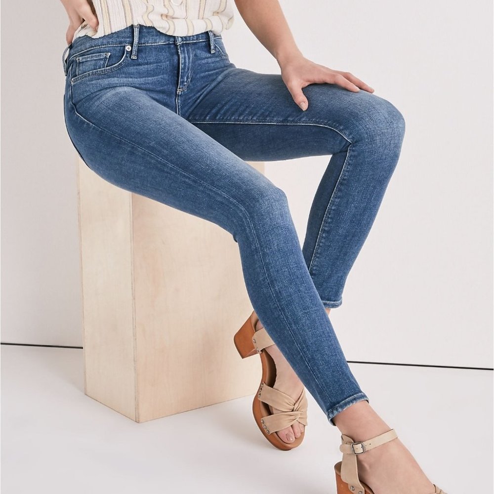 Express Leggings Skinny Jeans Medium Wash 6R